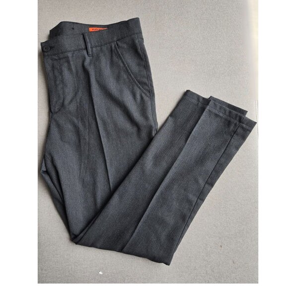 Alberto Pants Men's 40 x 31 ALTERED Ceramica Dress Pants Grey Reg Slim Fit Golf - Picture 2 of 10